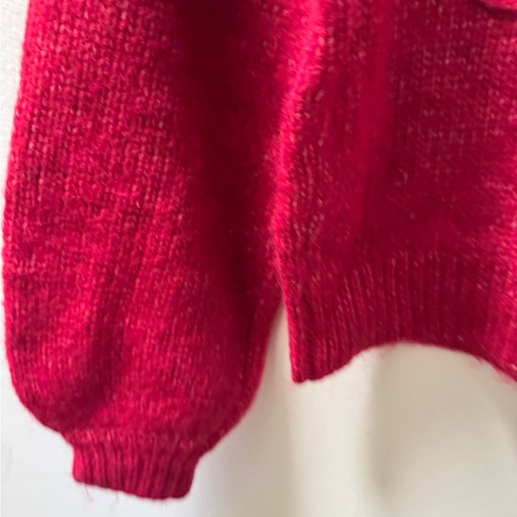 Sam Edelman Vibrant Red Crew Neck Sweater - Picture 4 of 11